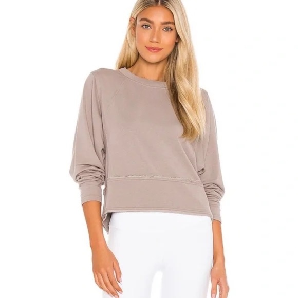 FP Movement by Free People Where The Wind Blows Sweatshirt Cashmere 45742 - Picture 1 of 12